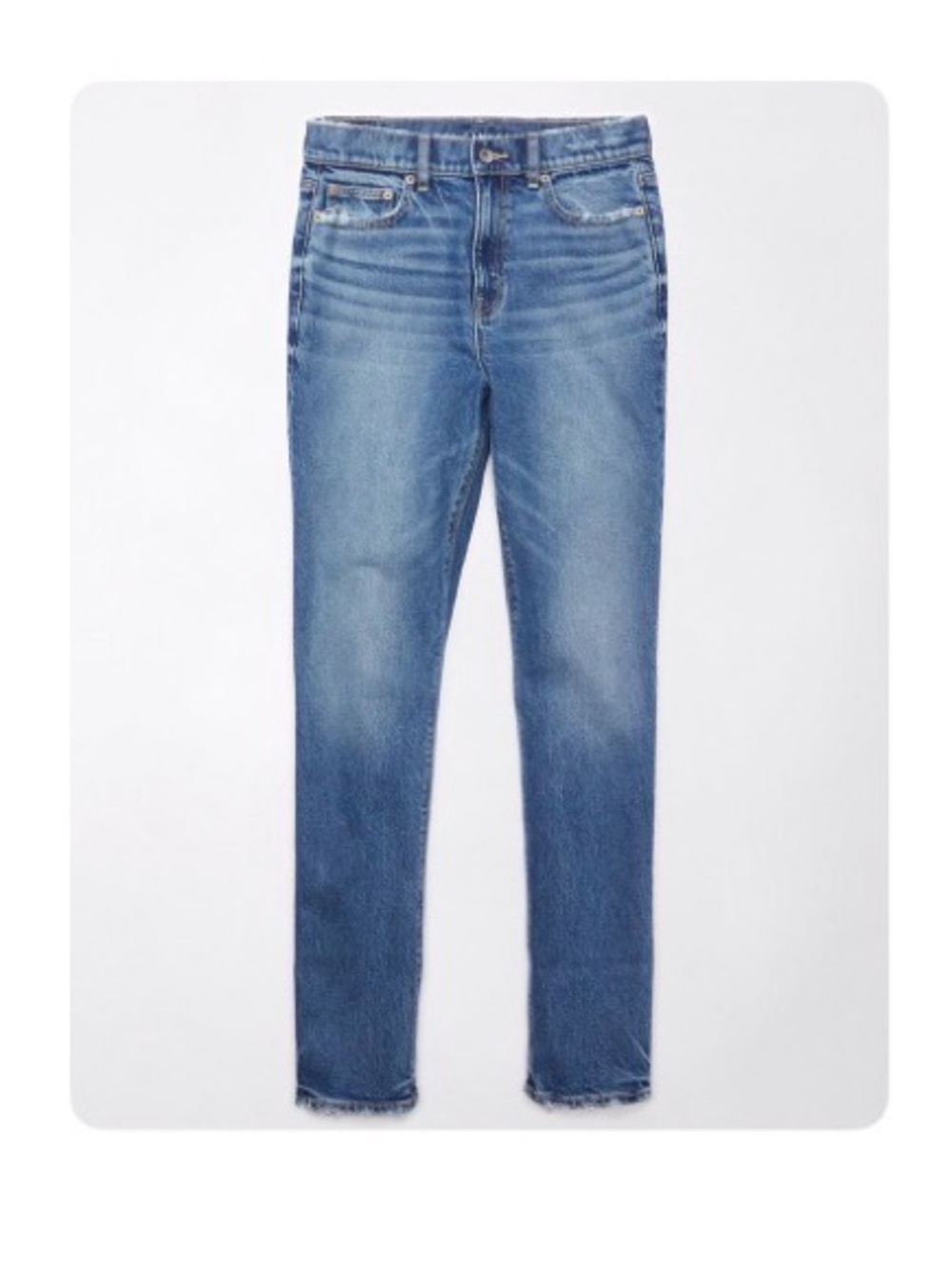 American Eagle Outfitters High Rise Straight Jeans